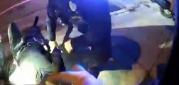 #VIDEO: Momento en el que una mujer policía casi muere por exposición al fentanilo tras una parada de tráfico