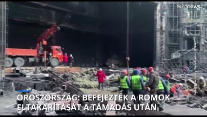 Befejezték a romok eltakarítását a pénteki moszkvai terrortámadás után