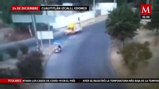 #VIDEO: Vendedor de tamales murió tras ser atropellado en Edomex; el conductor fue detenido