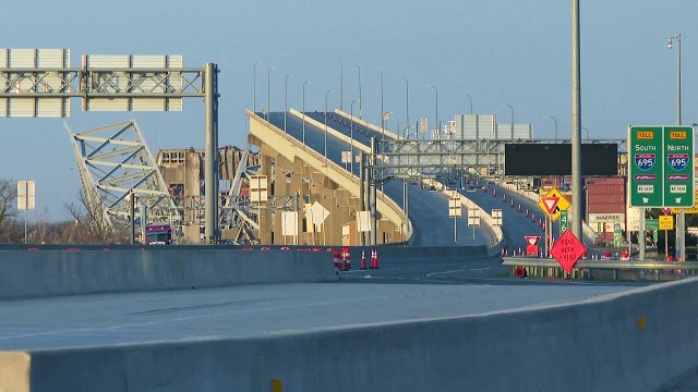 Etats-Unis: un grand pont de Baltimore s'effondre, percuté par un navire