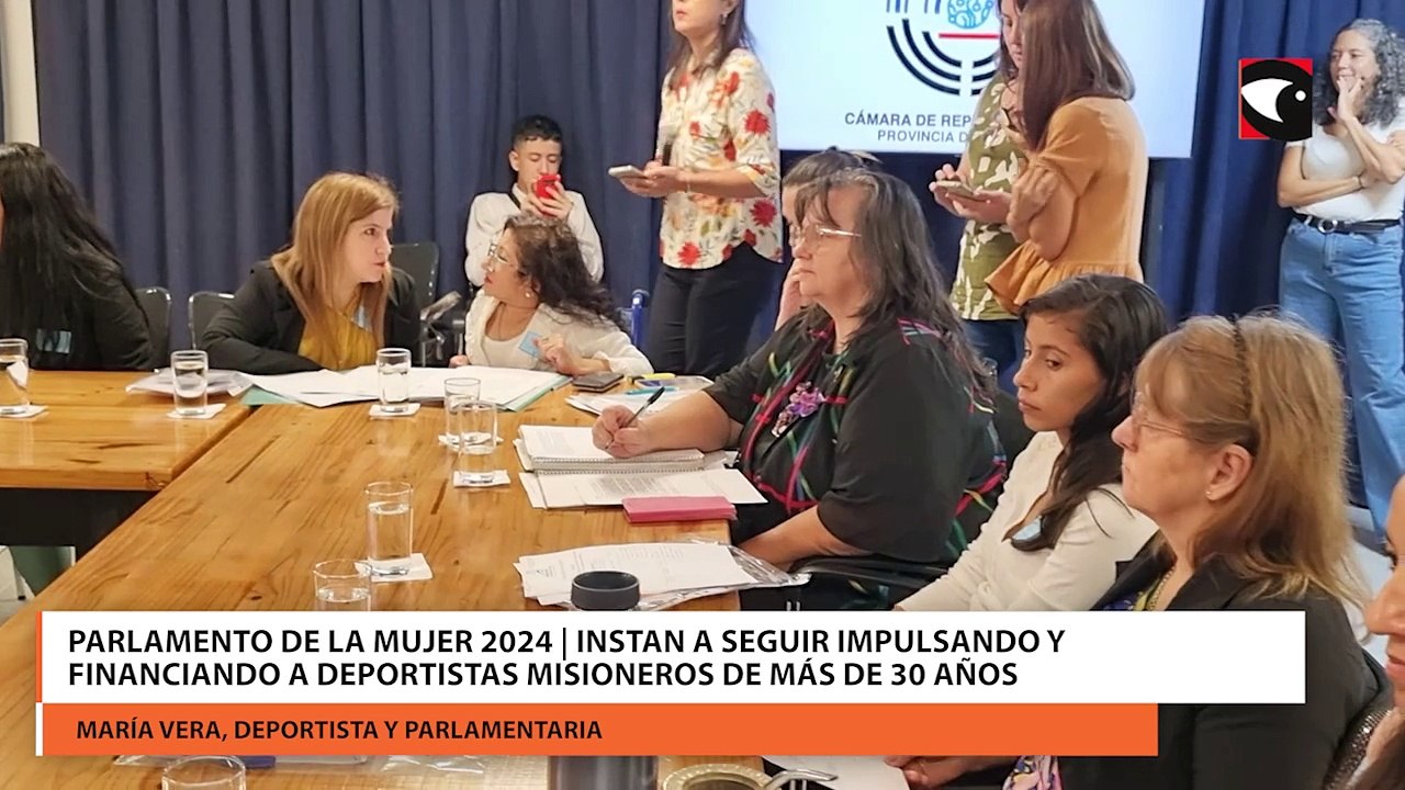Parlamento de la Mujer 2024 | Instan a seguir impulsando y financiando a deportistas misioneros de más de 30 años