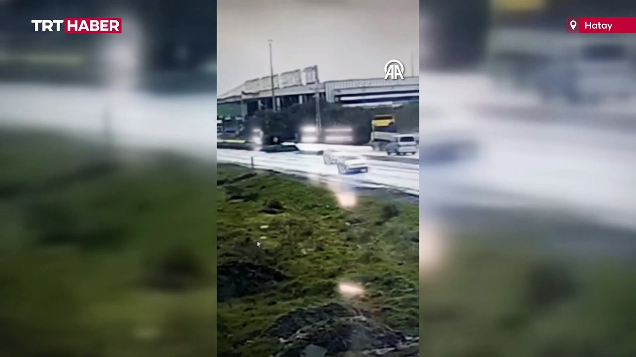 Aynı aileden 6 kişinin öldüğü feci kazanın görüntüleri ortaya çıktı