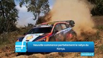 Neuville commence parfaitement le rallye du Kenya.