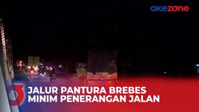 Waspada, Jelang Mudik Jalur Pantura Brebes Masih Minim Penerangan Jalan