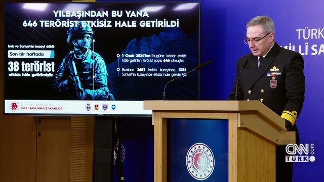 Terör örgütü PKK'ya ağır darbe… bir haftada 38 terörist etkisiz hale getirildi