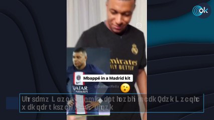 Visten a Mbappé con la equipación del Real Madrid y el resultado ya es viral