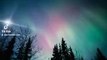 Hermosas auroras boreales en Soldotna, Alaska