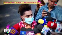 Yadhira Carrillo anhela liberación de su esposo