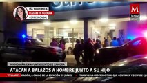 Atacan a balazos a un hombre junto a su hijo en Zamora, Michoacán