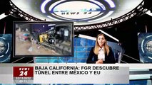 Baja California: FGR descubre el túnel entre México y los Estados Unidos