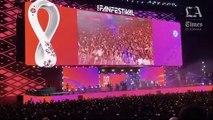 Apertura oficial de Fan Fest con Gianni Infantino, presidente de FIFA y Maluma