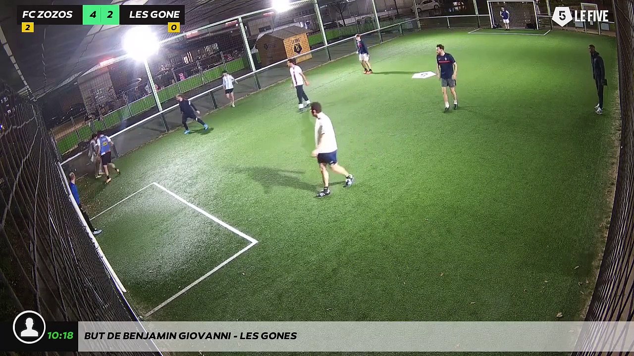 But de BENJAMIN GIOVANNI - LES GONES