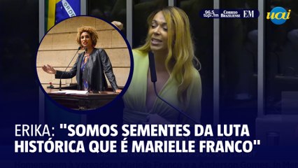 Erika Hilton: "Somos sementes da luta que é Marielle Franco"