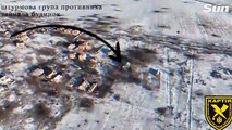 #VIDEO: Drones y artillería ucranianos bombardean a las tropas rusas escondidas en la casa de Bakhmut