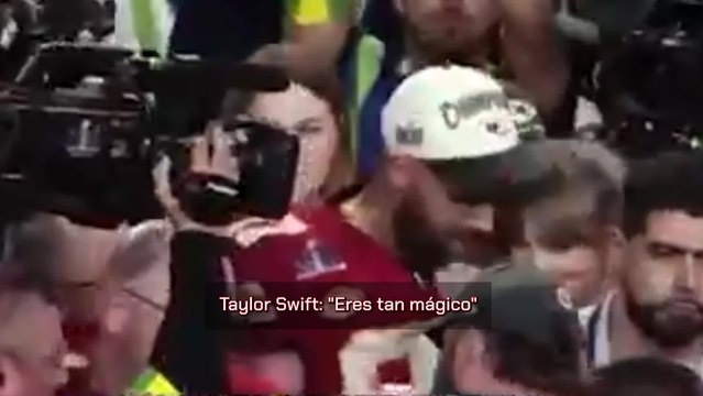 TMZ desvela las palabras de amor de Taylor Swift a Travis Kelce tras ganar la Super Bowl