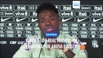 Vinícius Júnior, jogador do Real Madrid, não conseguiu conter as lágrimas ao falar de racismo
