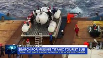 Búsqueda urgente del submarino turístico del Titanic desaparecido