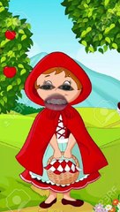 Dessin animé petit chaperon rouge