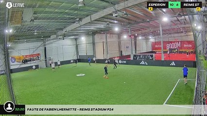 Faute de fabien lhermitte - Reims stadium p24