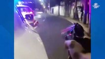 #VIDEO: Captan momento en que secuestrador pide alto al fuego y se rinde ante policías en balacera de AO