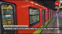Reabren cinco estaciones de la Línea 12 del Metro de CdMx tras dos años de cierre