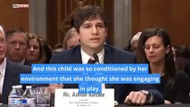 El conmocionado Ashton Kutcher abordó el tema del tráfico sexual de menores mientras testificaba ante el Congreso.