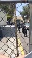 Fuerte movilización policíaca en el Reclusorio Oriente por motin de internos
