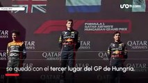 Checo Pérez se queda con el tercer lugar del #GP de Hungría; Verstappen es primero