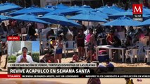 A 5 meses del huracán Otis, turistas disfrutan de las playas de Acapulco