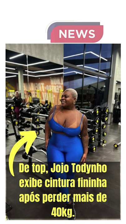 De top, Jojo Todynho exibe cintura fininha após perder mais de 40kg.