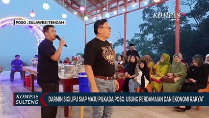 Darmin Sigilipu Siap Maju Pilkada Poso, Usung Perdamaian dan Ekonomi Rakyat