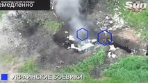 #VIDEO:Las fuerzas militares prorrusas atacan las trincheras ucranianas con drones kamikaze