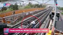 Trabajador del Metro cae a la vías y muere