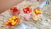 #RECETA: Solo 4 Ingredientes Crema para tus Fresas & Duraznos  con Crema