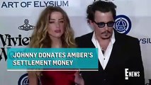 Johnny Depp dona 1 millón de dólares del acuerdo de Amber Heard