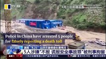 Cinco detenidos en China sospechosos de informar falsamente sobre víctimas de las inundaciones de Sichuan