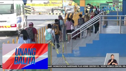 Mga pasaherong pauwi at magbabakasyon sa mga probinsiya, tuloy-tuloy ang pagdating sa Batangas port | UB
