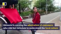 No es sólo un trabajo de hombres: los tiradores de rickshaw rompen los estereotipos en Japón