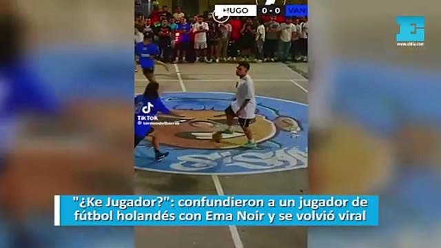 ¿Ke Jugador? : confundieron a un jugador de fútbol holandés con Ema Noir y se volvió viral