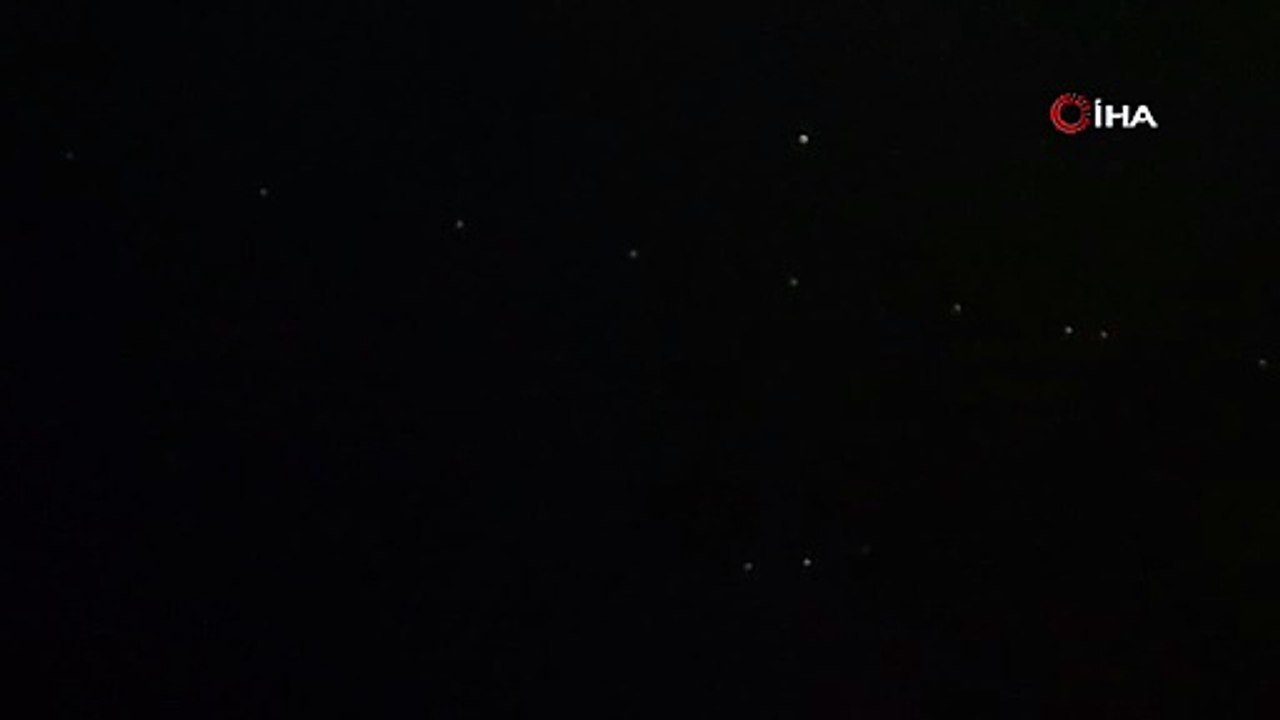 Starlink uyduları Bitlis semalarında