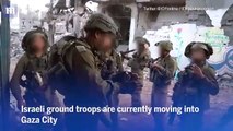 Las fuerzas israelíes bombardean objetivos de Hamás con tanques Merkava