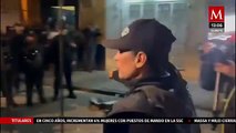 Sandra Cuevas confronta a Martí Batres en incendio de Plaza Oasis