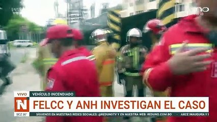 Vehículo se incendió en surtidor, fiscalía brindó informe.