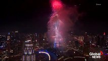 Año Nuevo 2024: Dubai ofrece un deslumbrante espectáculo de fuegos artificiales