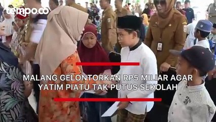 Malang Alokasikan Rp 5 Miliar Agar Yatim Piatu Tak Putus Sekolah
