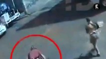 Filtran VIDEO del momento exacto en que explota puesto de tacos en la GAM