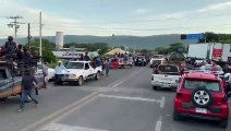 Desfile de Cartel de Sinaloa en Chiapas