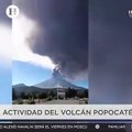 Volcán Popocatépetl sorprende con sonidos feroces, inmensas fumarolas y caída de ceniza
