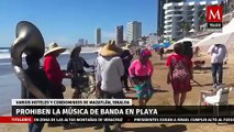 Hoteleros de Mazatlán impusieron restricciones a bandas musicales en zona turística