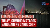 Baltimore Bridge Collapse - Cars plunged into river after cargo ship crash | GMA Integrated Newsfeed